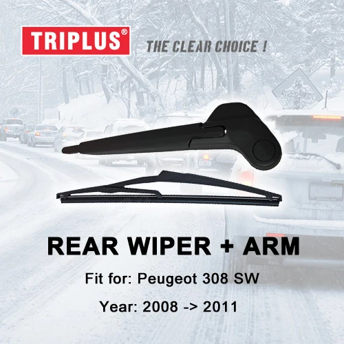 Rear Wiper Arm with Blade for Peugeot 308 SW Estate (2008-2011) 1pc 12&quot 290mm &amp Blades | Автомобили и мотоциклы