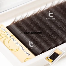 Косметика icycheer норковые неделированные ресницы коричневый микс в одном лотке