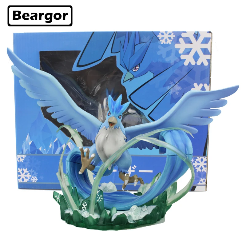 

Free Shipping 7" Pocket Monster Cartoon Articuno Boxed 18cm PVC Anime Action Figure Collection Model Doll Toys Gift