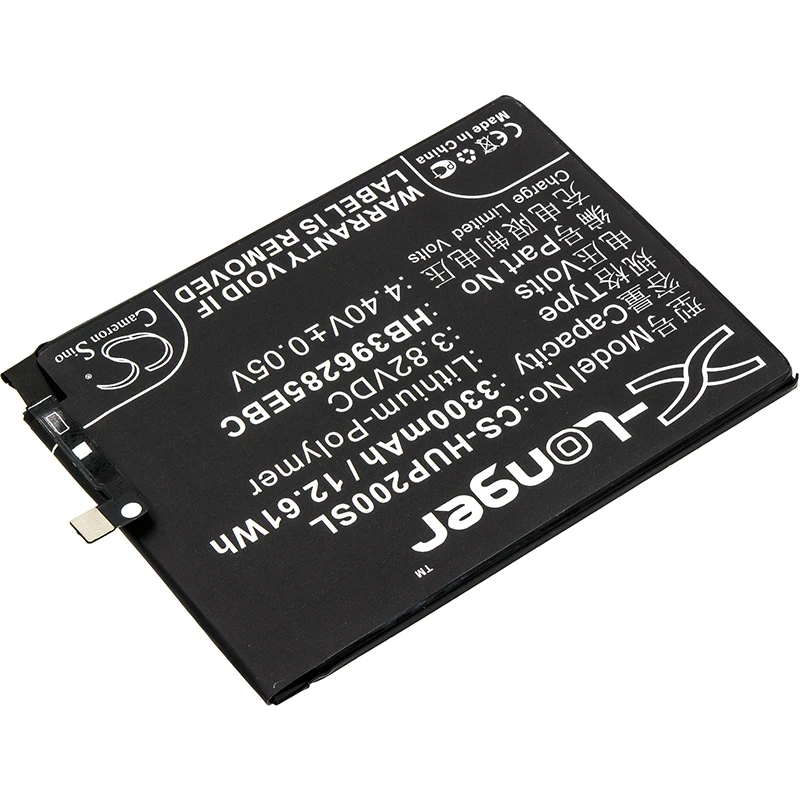 Cameron Sino Upgrade For Huawei HB396285EBC,HB396285ECW Mobile, SmartPhone Battery Li-Polymer 3300mAh / 12.61Wh Cameron Sino Upgrade For Huawei HB396285EBC,HB396285ECW Mobile, SmartPhone Battery Li-Polymer 3300mAh / 12.61Wh