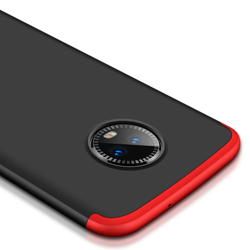 Роскошный чехол с полной защитой на 360 градусов для телефона Motorola Moto G6 3 в 1