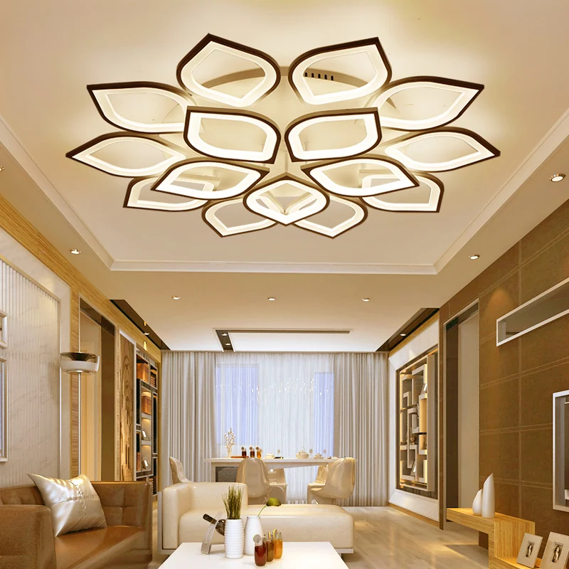 

2019 IRALAN New modern flower chandelier with APP/Remote control LED lights For Living/Dining Room Kitchen Bedroom Home Fixture