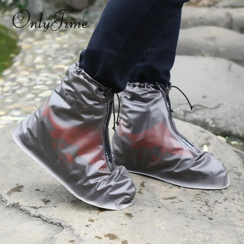 Only Jime/Водонепроницаемые ботинки с закрытой пяткой; туфли для многократного применения; нескользящая обувь для дождливой погоды с высоким берцем; водонепроницаемые ботинки