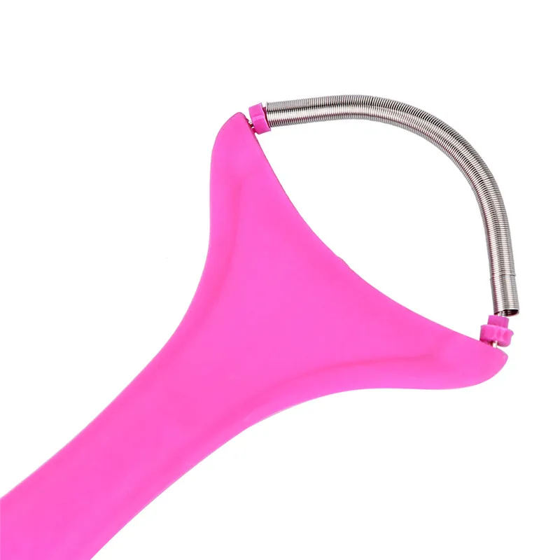 1pc Plastic Facial Hair Remover Face Roller Hair Removal Spring Facial Handheld Threading Beauty Epilator Tool