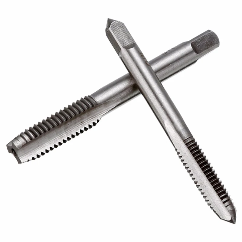 KALAIDUN 5PCS tap and die set Hand Spiral Point Straight Fluted Screw Tap Internal Thread Hand Tap Drill Set M3 M4 M5 M6 M84