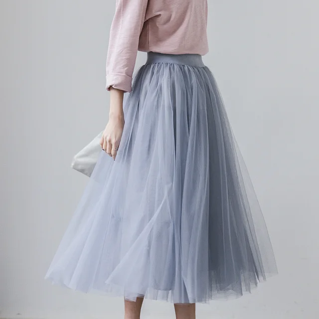 Casual Tulle Skirt Dress