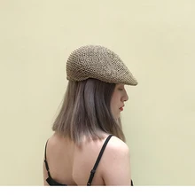 Летние береты ручной работы для отдыха, мужские и женские шапки