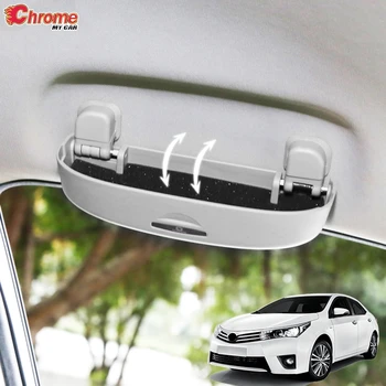 

For Toyota Corolla Altis E170 2014 2015 2016 2017 Sunglasses Holder Glasses Case Cage Storage Box Container Car Accessories