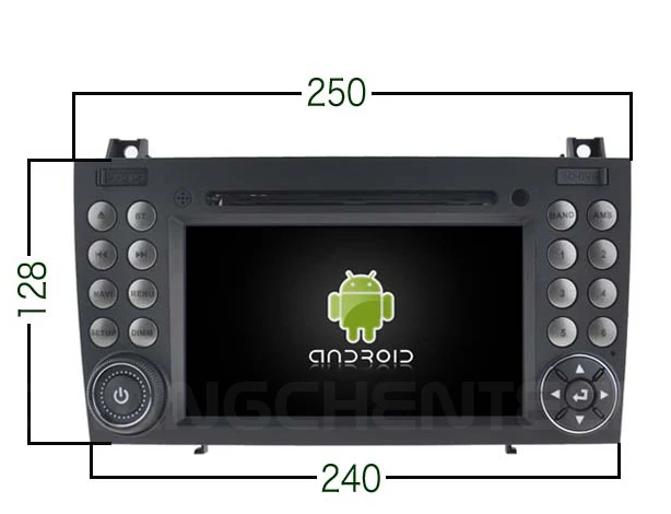 Cheap Newest Android 9 Touch Screen Car GPS Navigation for Benz SLK200 SLK280 SLK350 SLK55 with IPS Built-in WiFi BT DVD 4G Ram Radio8 0