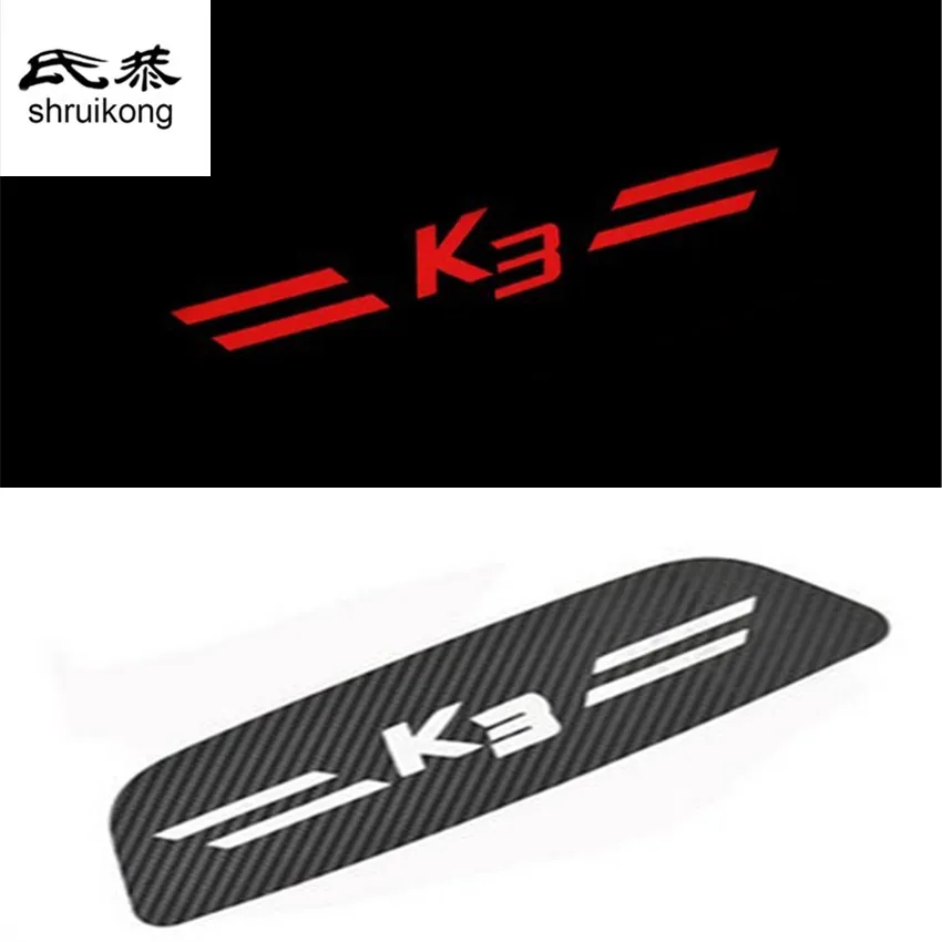 

The carbon fiber car stickers of High mounted stop lamp for KIA K3 Celato