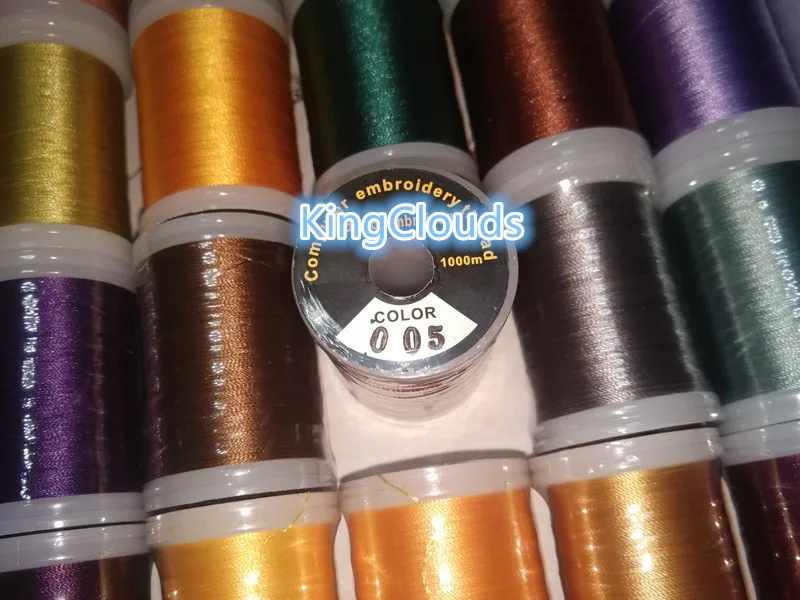 KingClouds бесплатная доставка высокое качество 61 Brother цветная машинная вышивка