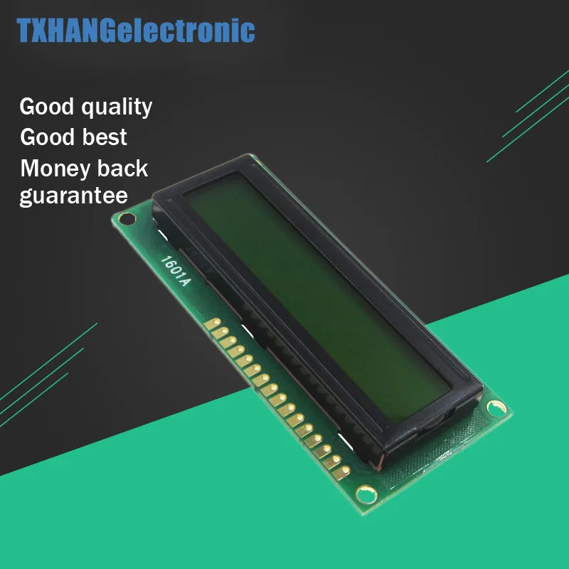 

LCD1601 1601 Module Blue/Green/white Screen Character LCD Display Module HD44780 Controller Blacklight