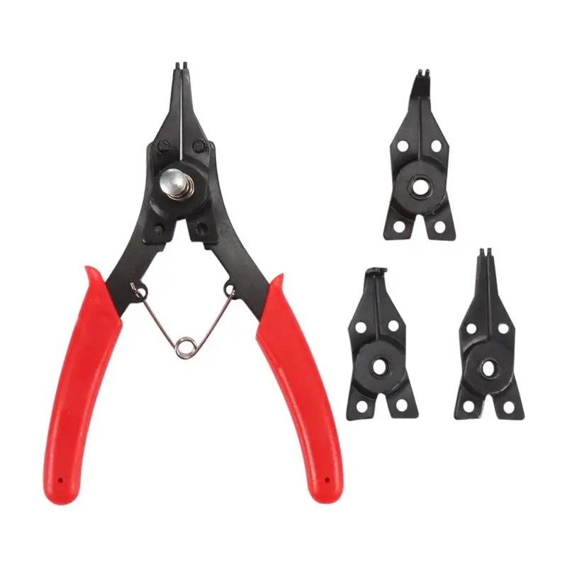 

4 In 1 Multi-Function Snap Ring Pliers Fastener Plier With Pliers Head Universal Spring Pliers Clamps Car Auto Repair Hand Tools