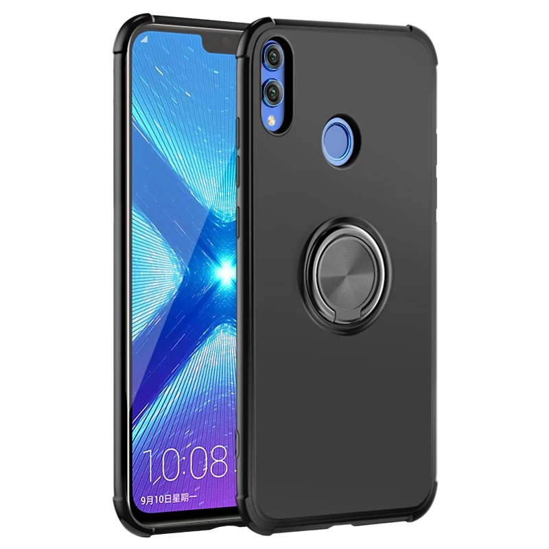 306 Ring Bracket Magnetic adsorption Mobile Phone case For Huawei Honor Play 8x Max 9i Note 10 Lite Cover V10 V20 |