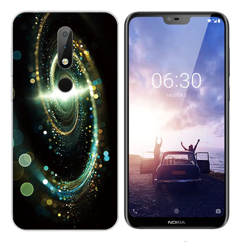 Arvin Cover for Nokia X6 2018 Case Nokia 3.1 6.1 Smart Back Protective Fundas Painted Phone Cover for Nokia 2 3 5 6 7 8 9 Shell (7)