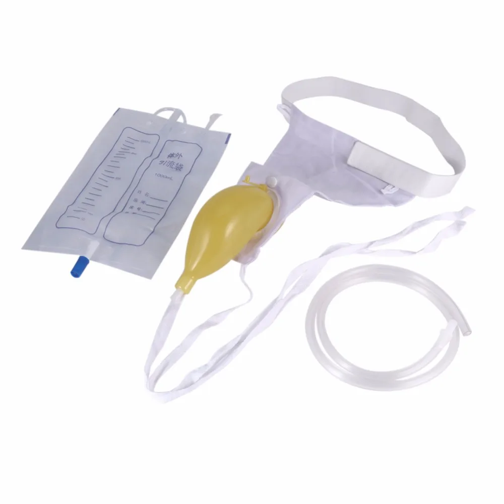 

2 Types Re-useable Male Female Urine Bag Urinal Pee Holder Collector For Urinary Incontinen