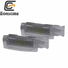 Eonstime 2 шт. 18LED SMD косметическое зеркало козырек светильник для VW EOS GOLF 5 Гольф 6 ЭОС Гольф плюс Джетта ПАССАТ поло SCIROCCO SHARAN TIGUAN