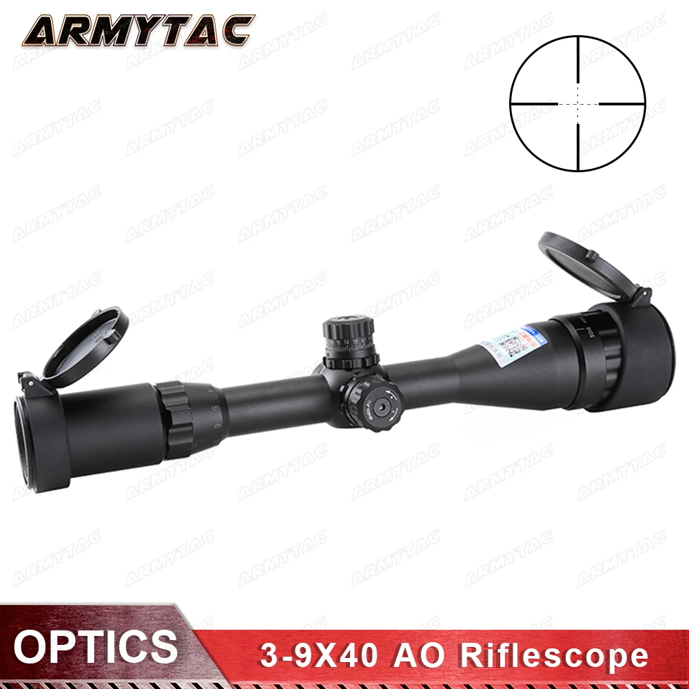 ArmyTac التكتيكية 3-9X40 AO Riflescope البصرية البصر ميل دوت قفل إعادة بندقية صيد نطاق ArmyTac التكتيكية 3-9X40 AO Riflescope البصرية البصر ميل دوت قفل إعادة بندقية صيد نطاق