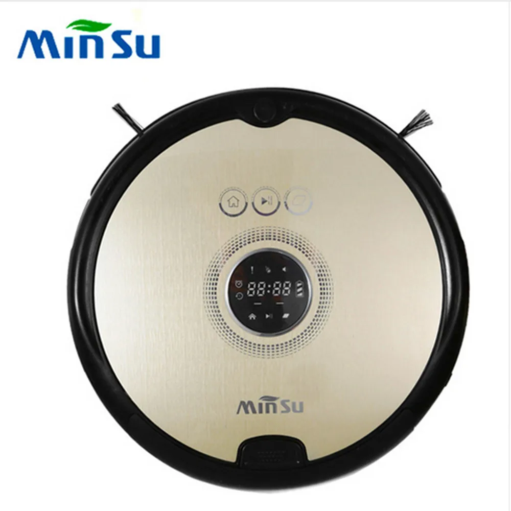 

MinSu TR2015 Smart Robot Vacuum Cleaner Dry Wet Cleaning Machine Auto Recharge 4 Cleaning Modes Vacuum Cleaning Mi Robot