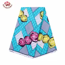 Африканский воск с принтом ткань мода африканская Анкара ткань одежда Африканский Воск печатает ткань воск bintareal24FS1185