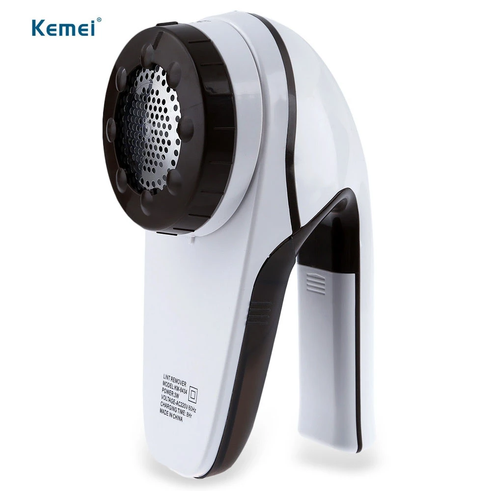 

Kemei KM - 8434 Electric Epilator Lint Remover Fuzz Sweater Fluff Pellets With 3W High Power Large Capacity Storage