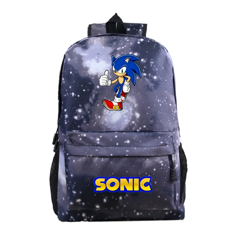 Sonic рюкзак, школьные сумки, модный шаблон, для студентов, для мальчиков и девочек, рюкзак для мужчин и женщин, рюкзак для ноутбука