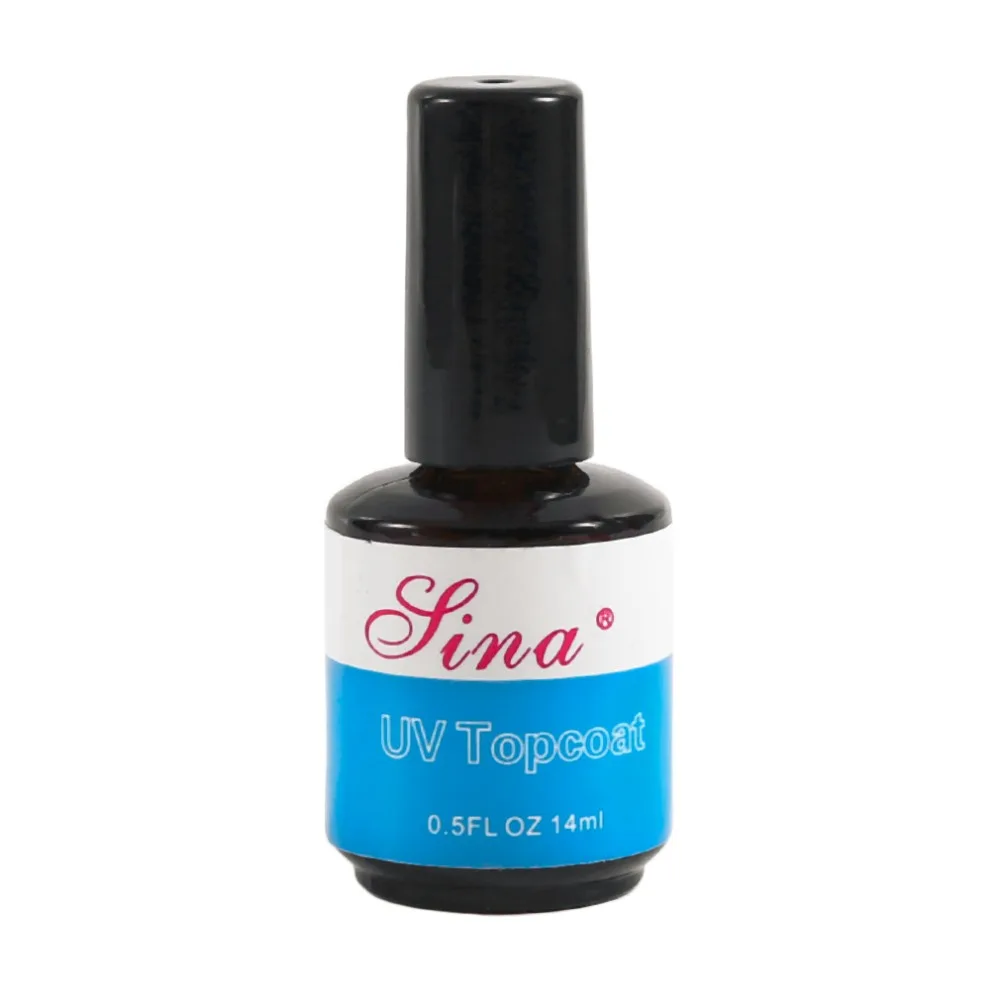 

14ML UV No Sticky Topcoat Base Gel,No Wipe Topcoat Gel Polish, Super-Durable Finish Faster Drying Higher Shine