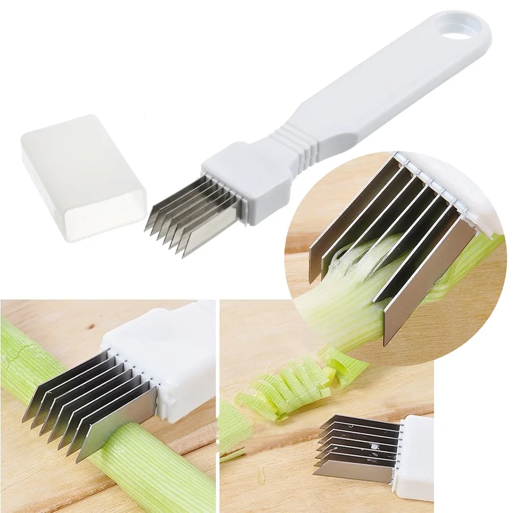 

Onion Garlic knife Vegetable Cutter Cut onions garlic tomato device kitchen cooking tool shredders and slicers shallot knife