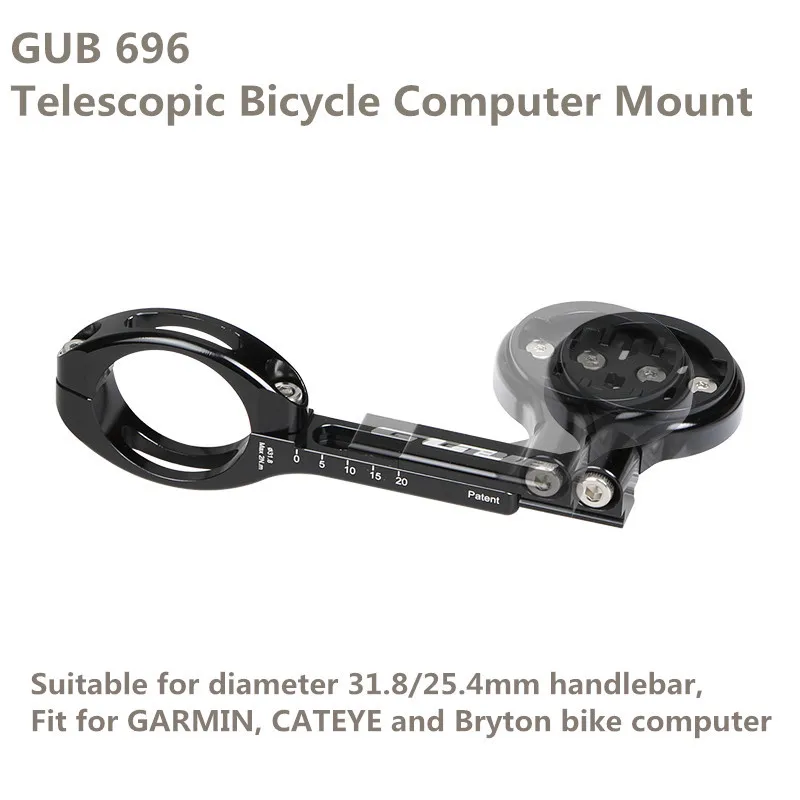 

2017 New GUB 696 Telescopic Bicycle Computer Mount Stand For MTB Road Bike Adjustable Compatible For GARMIN Bryton Holder