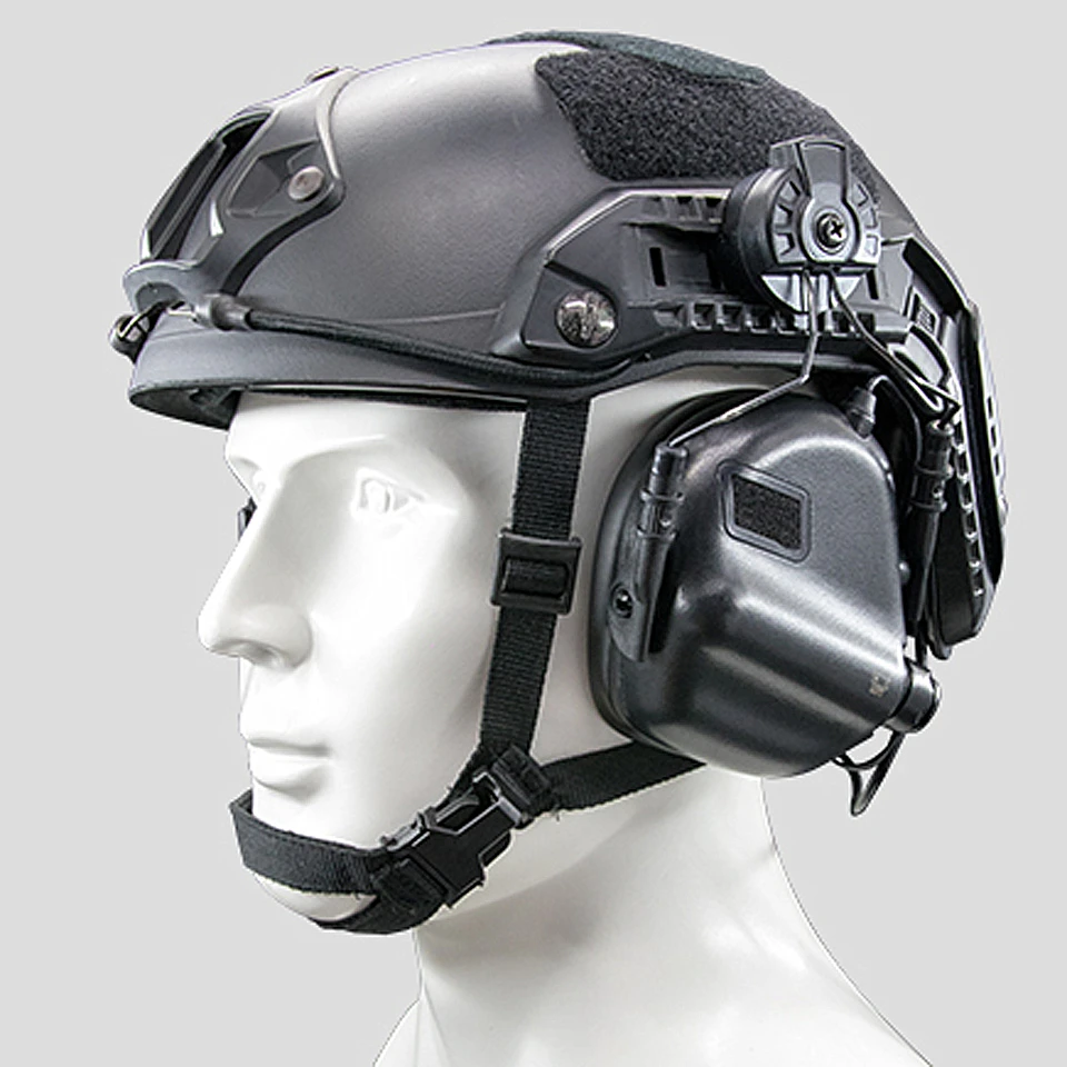EARMOR M31H Tactical Headphone Noise Canceling Hearing Protection Softair Aviation Headset for FAST MT Helmets Adapter