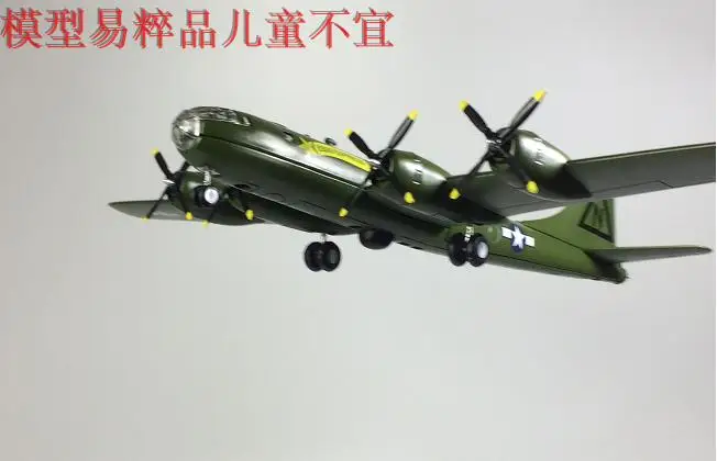 YJ 1/144 масштабная военная модель, игрушки Второй мировой войны, B-29, авиация, бомбардировщик, литой металлический самолет, модель, игрушка для коллекционирования