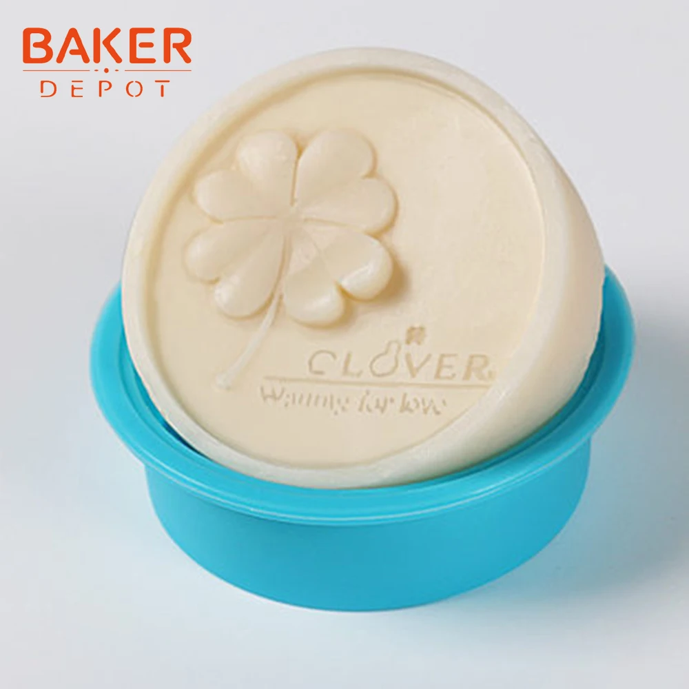BAKER DEPOT силиконовая форма для мыла инструмент выпечки тортов клевер ручной работы