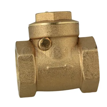 

CNBTR 3/4" BSPP Swing Check Valve Prevent Water Backflow Golden