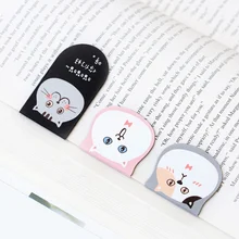 1 шт. милые Металлические Магнитные Закладки Meow tuba bookmarks для книг/поделиться/маркеры книг/закладки для книг/канцелярские принадлежности