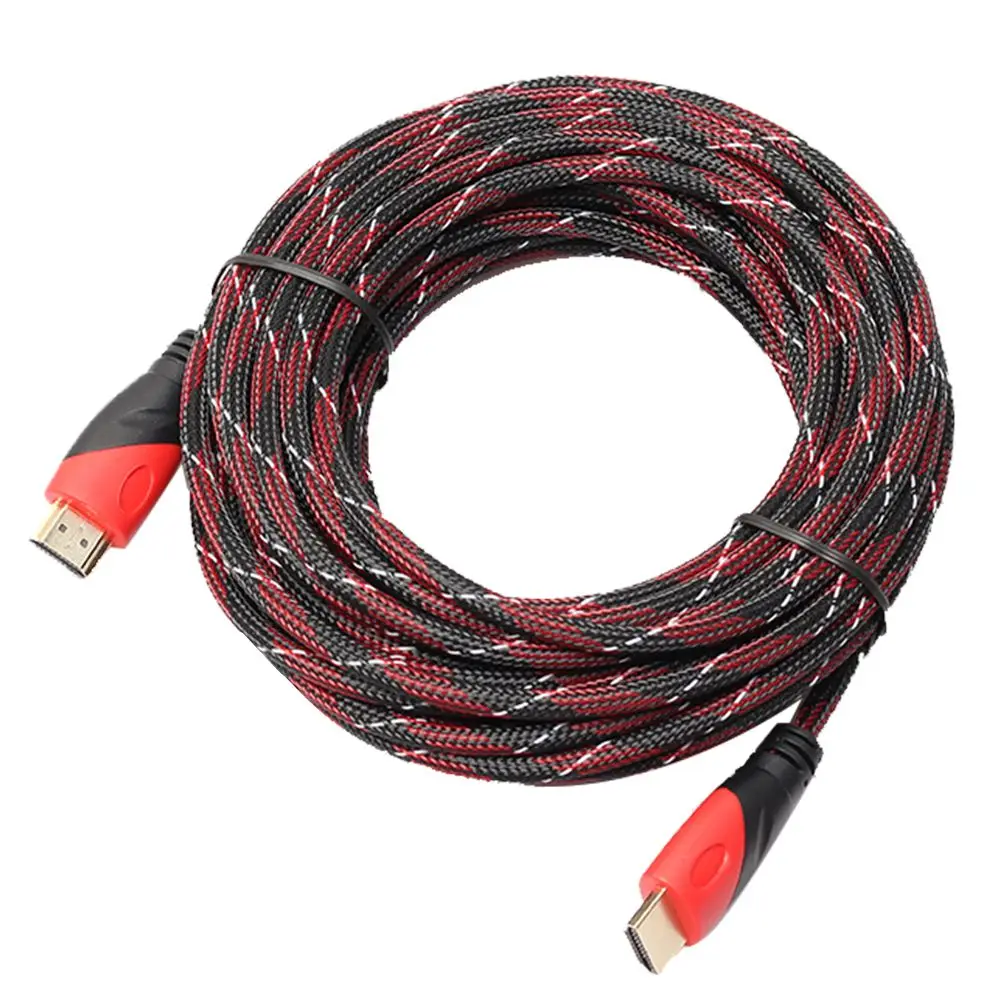 gold plated hdmi cable HD video cable audio cable hdmi cable dual color