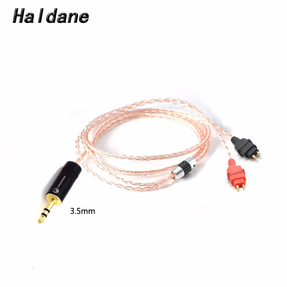 Free Shipping Haldane Replacement Audio Cable Cords for Sennheise Headphone HD600 HD650 HD525 HD545 HD565 HD580 Headphones