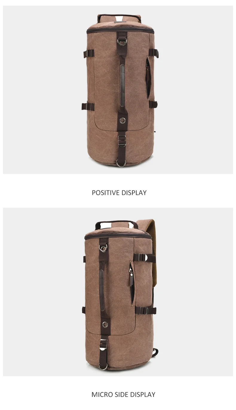 Capacidade de Escalada Redondo à Prova Lona dos Homens Grande Bolsas Balde Dwaterproof Água Viagem Duffel Bolsa Ombro Mala Bagagem Pacote Esporte Xa28d 15 Mochilas escal.