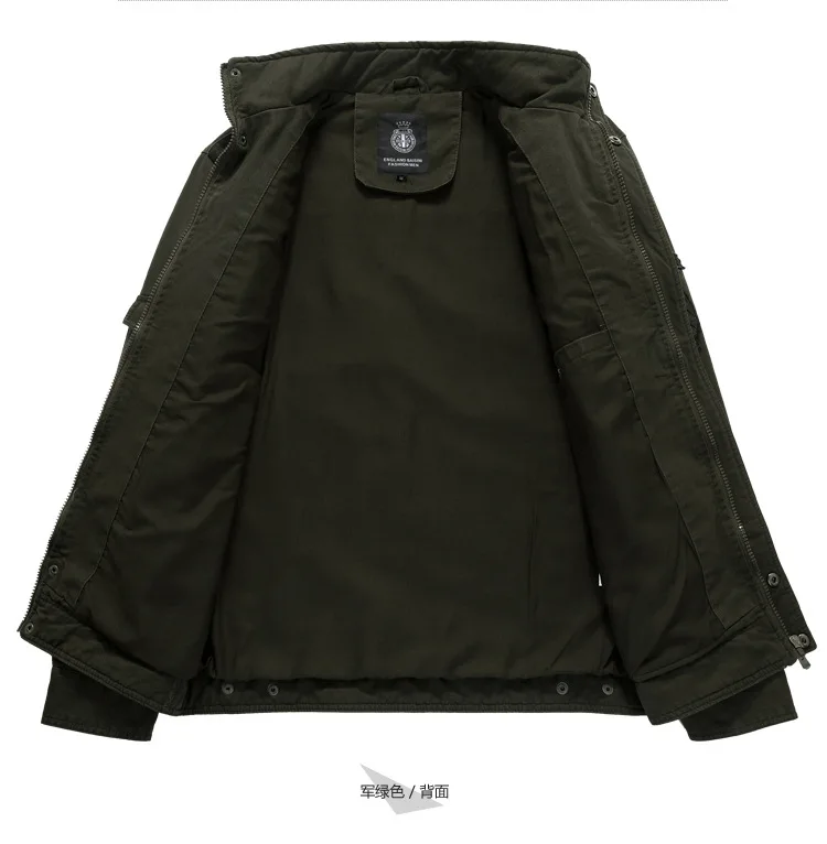 Весенне-осенняя хлопковая военная куртка, Мужская армейская куртка в Солдатском стиле, Мужская одежда, мужская куртка-бомбер размера плюс M-6XL