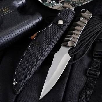 

Fixed Blade knife hunting knife blade outdoor 3Cr13Mov knife Aluminium Handle survival camping tool tactical knife fruit tool