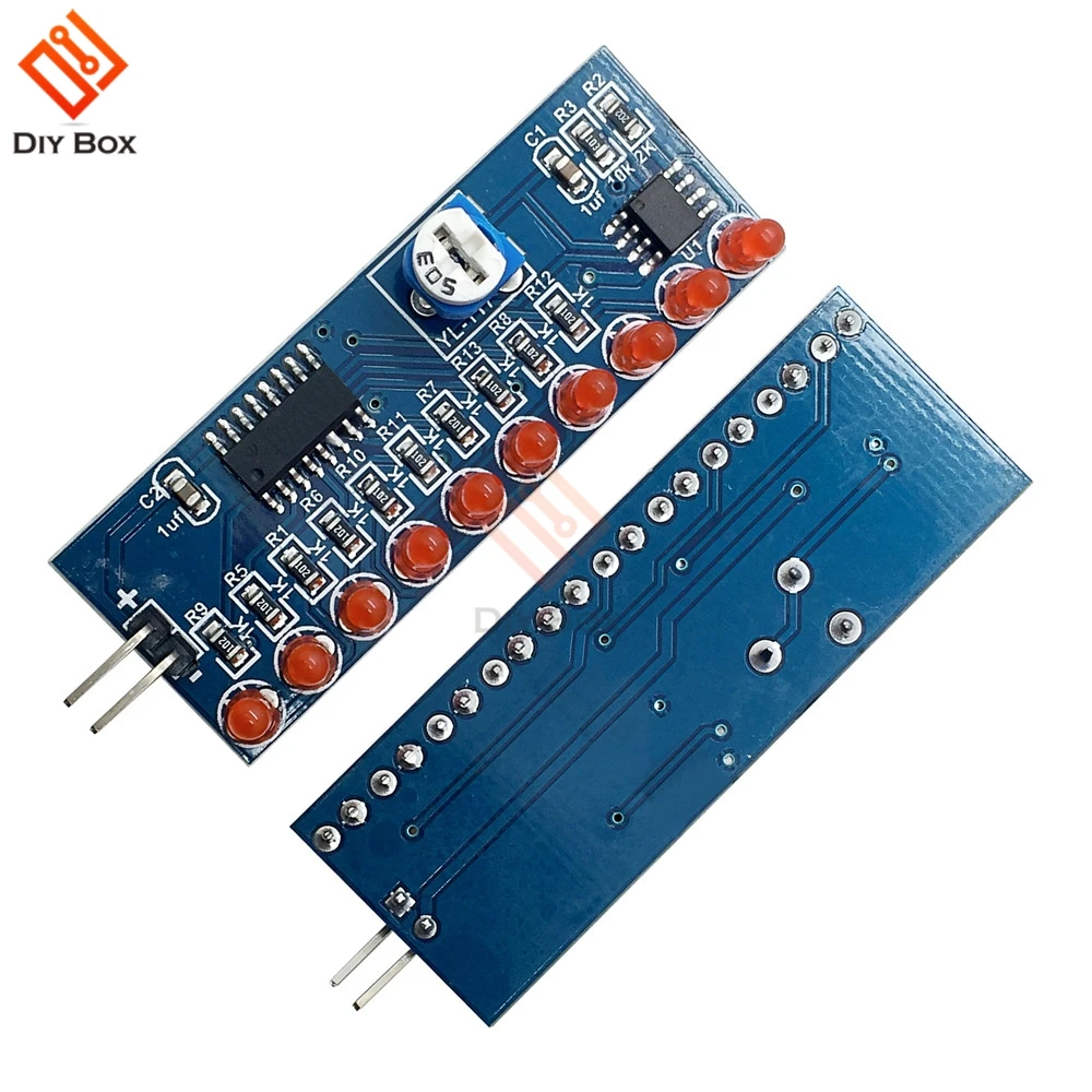 

NE555 CD4017 NE555 Driver Water Powered Board Circuit Water Flowing Light LED Electronic Module DIY Kit Running Light Drive