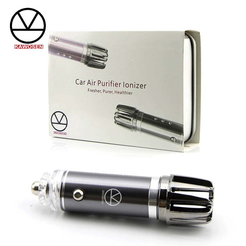 KAWOSEN Powerful Car Air Freshener,Purifier Oxygen Bar 3.8 million Ionizer for Universal 12V Car Cigarette Lighter Plug AFO_07