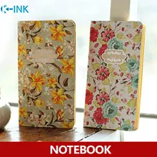 12 шт./компл. винтажная Цветочная записная книжка с принтом, внутренняя страница из крафт