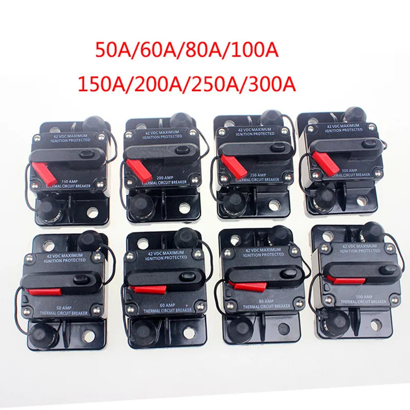 50 300A AMP автоматический выключатель двойной аккумулятор IP67 водонепроницаемый 12 в