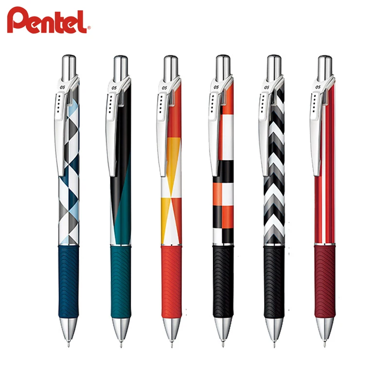 Pentel BLN75 гелевая ручка 0,5 мм Кошка тема Ограниченная серия кнопка-Стиль гладкой и быстросохнущие