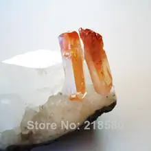 H-ce37 персик оранжевый Радуга Титан Кварцевый Точка Серьги-гвоздики Boho Chic Стиль