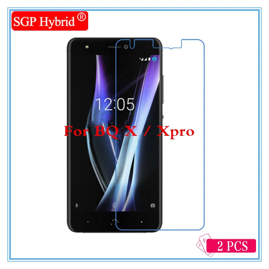 

1PC/2PCS 9H Tempered Glass Screen Protector For BQ Aquaris X / AquarisX Pro Xpro SmartPhone Protective film Case Not Full Cover