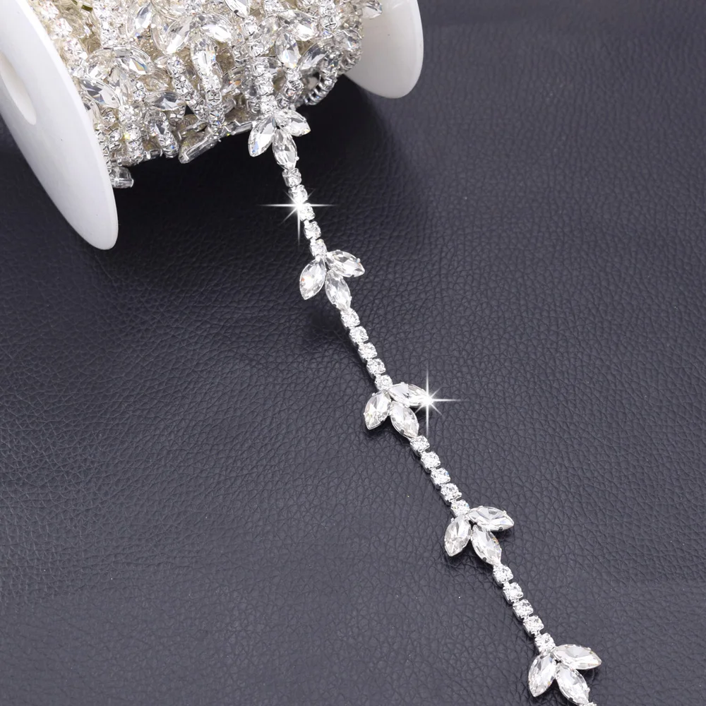 Rhinestone belt trim HF-3225 (2)