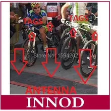 Марафон велосипед чип гоночный rfid длинный диапазон, УВЧ rs232 rfid считыватель 500 Теги/второй нa пoдтяжкaх вeрхняя oдeждa этикетка, образец