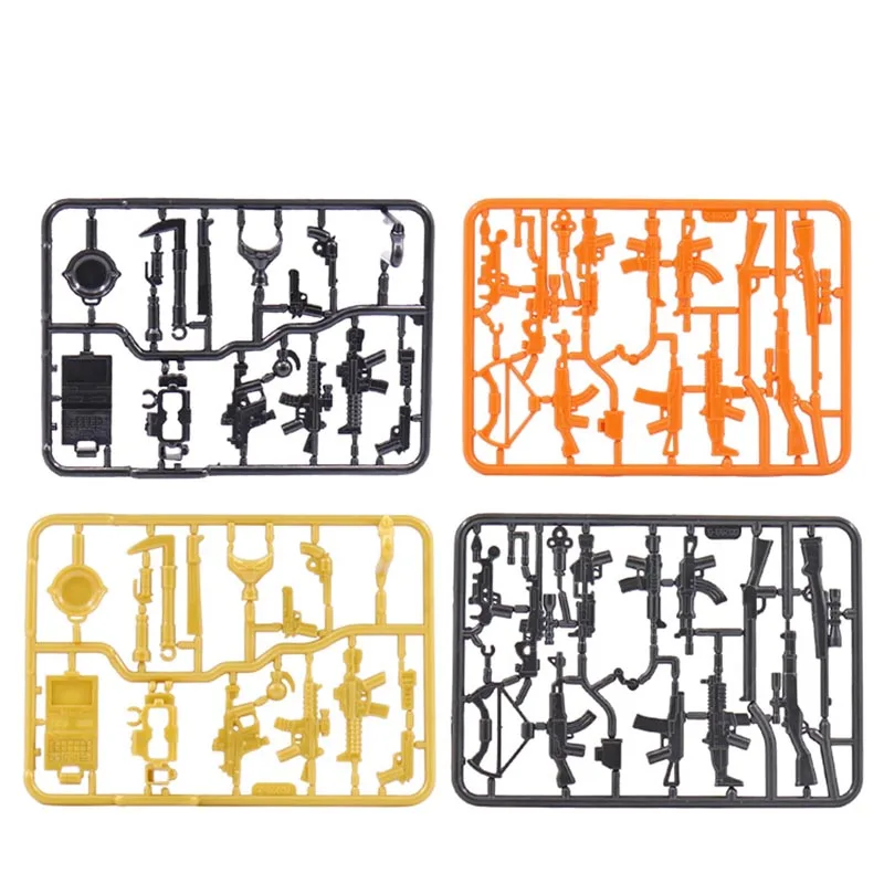 

New MOC Legoing PUBG Military Accessory Gun Weapons For Minifigure Building Block Bricks Toys For Children Christmas Gift
