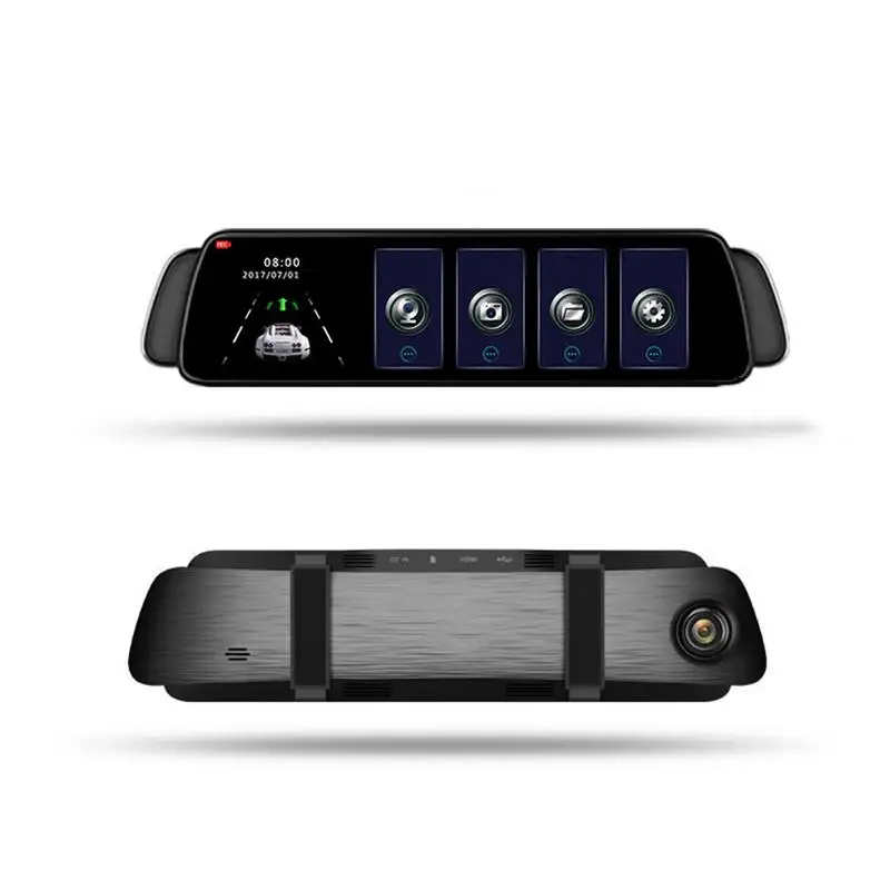 

Full Screen Rear View Mirror Driving Recorder 10 Inches Front And Rear Video Recording Streaming Media Starlight Night Vision